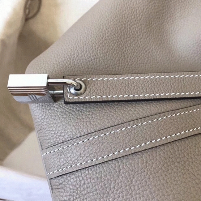 Tourterelle faux designer H**me5 Picotin Lock 18cm handbag