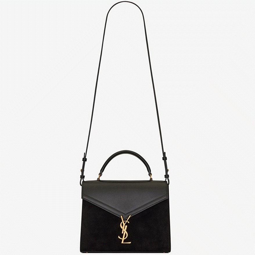 Replica Sa1nt Lau*nt Cassandra Medium Bag Black Suede
