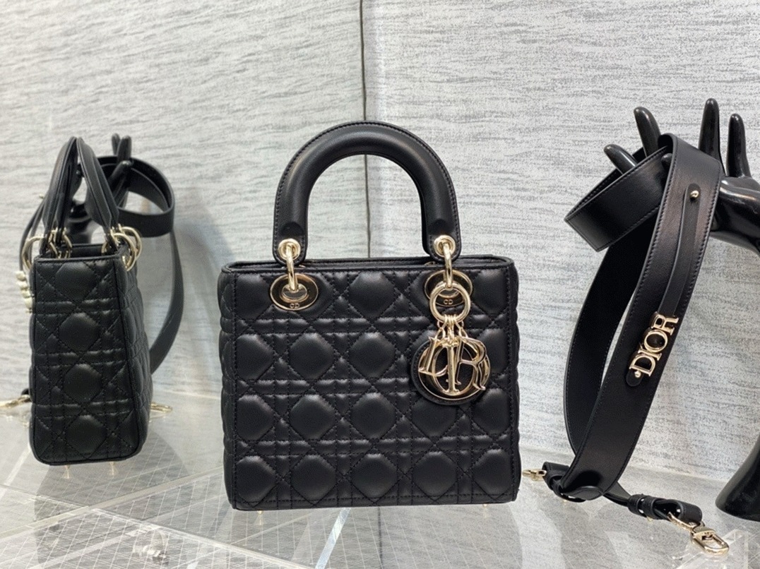 D10r Small Lady D10r Bag Replica in Black