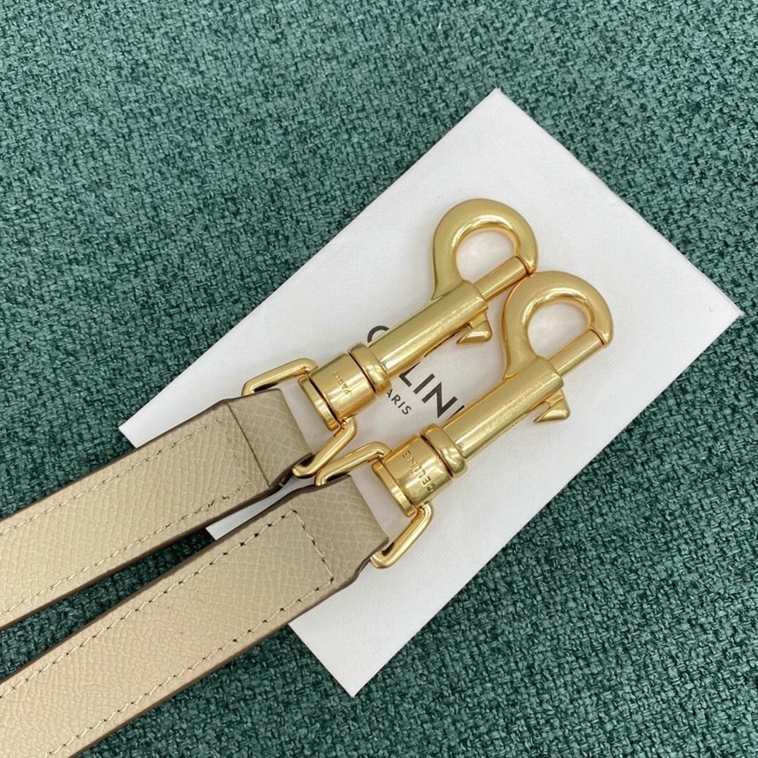Ce1i*e Belt Nano Bag Knockoff in Light Beige