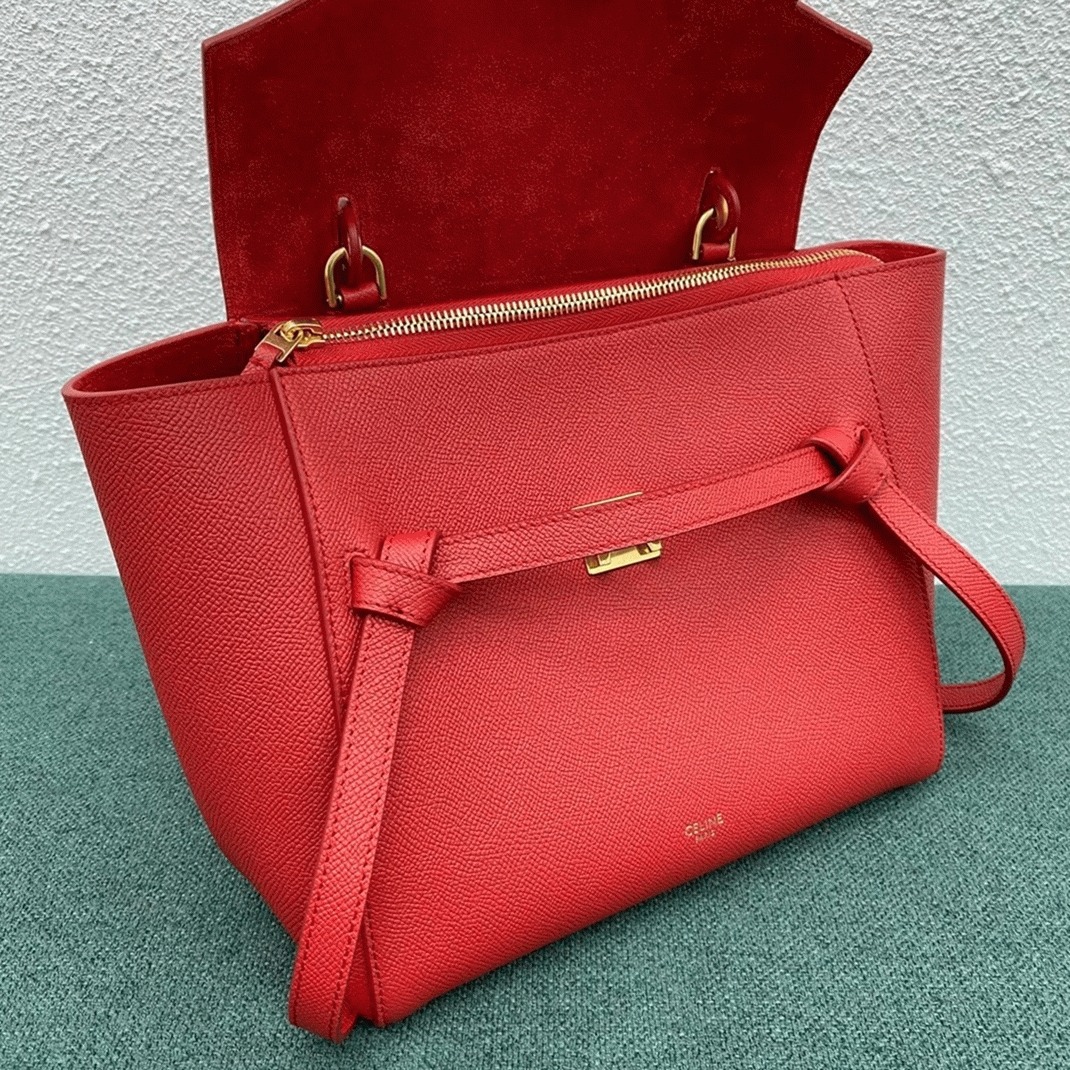 Ce1i*e Micro Belt Bag Replica in Red