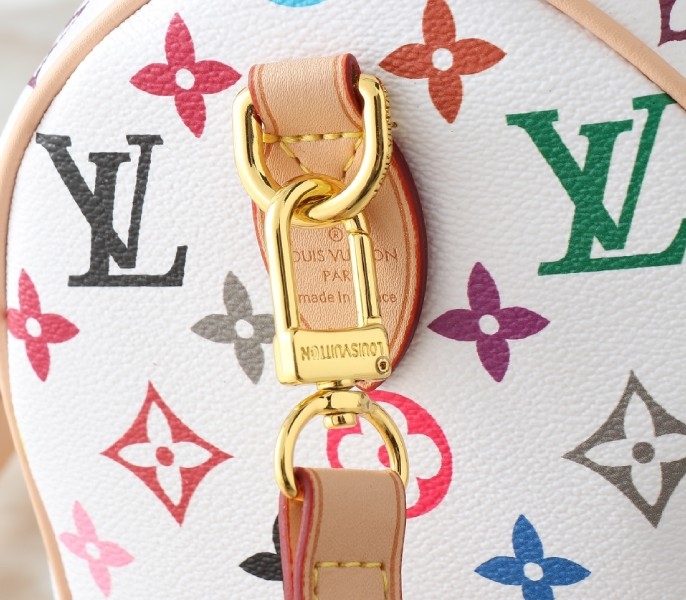 X TM Multicolored Speedy Bandouliere 25 In White