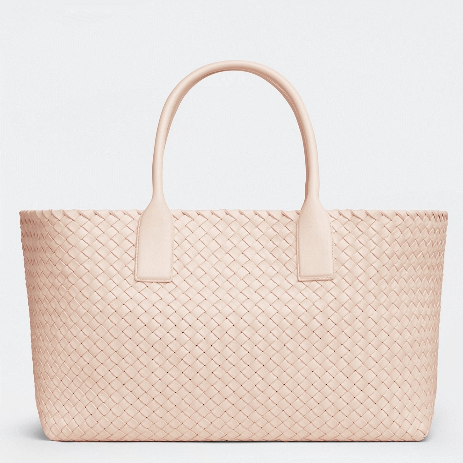 Top Quality Faux B0tt*ga Ven*ta Cabat Medium Bag In Melon Intrecciato Lambskin