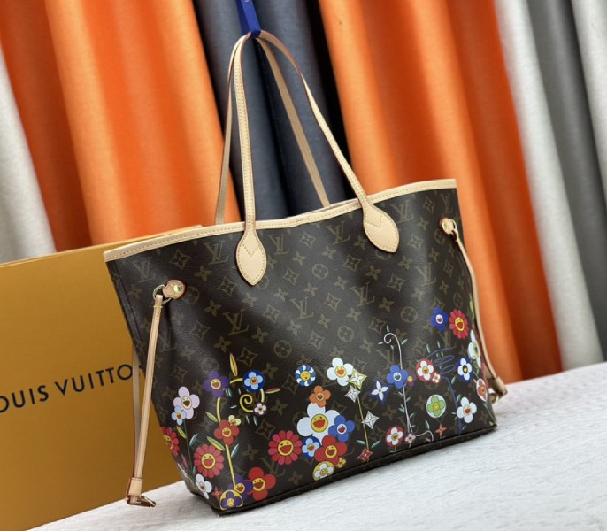 L0vis Vvtt0n X TM Monogram Canvas Neverfull MM