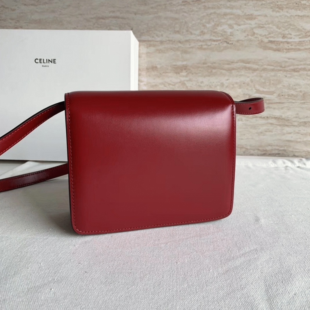 Top Quality Fake Ce1i*e Classic Box Small Bag In Red