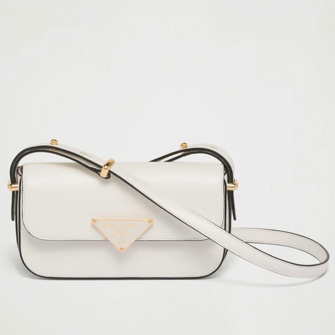 Pra*a Shoulder Bag Fake in White