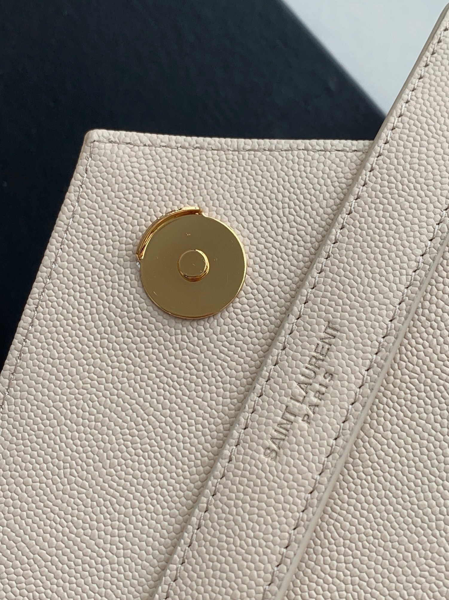 Fake Sa1nt Lau*nt Envelope Small Bag White