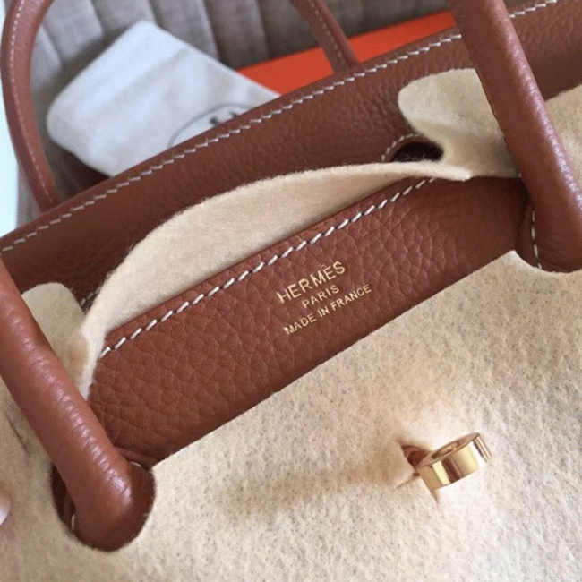 Gold-Tone Replica H**me5 Birkin 35CM Designer-Inspired Tote