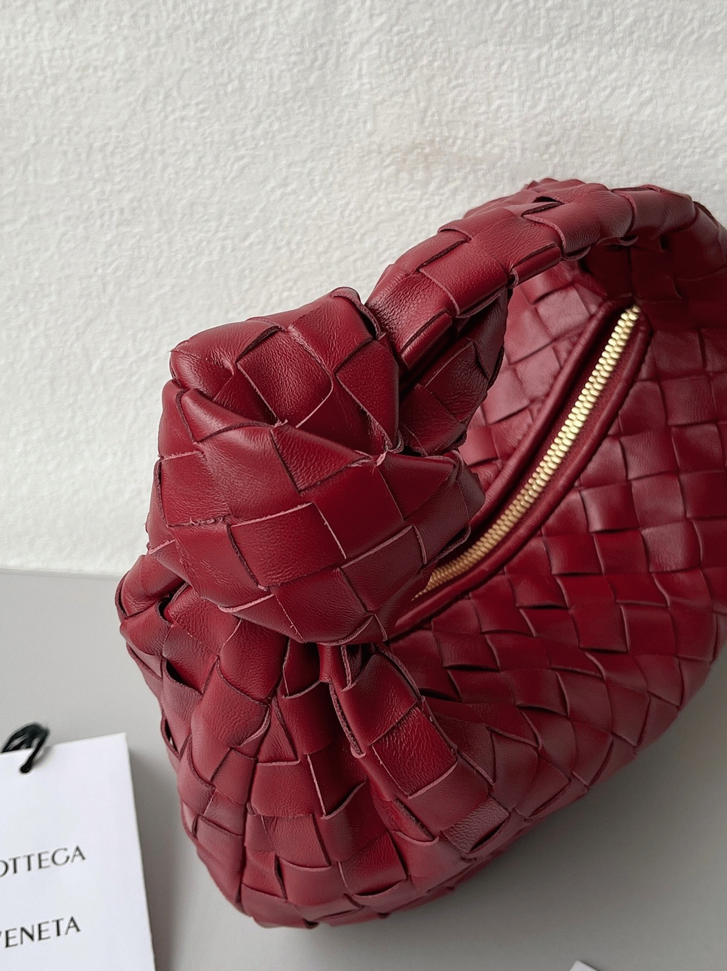 Replica B0tt*ga Ven*ta BV Jodie Mini Bag Dark Red