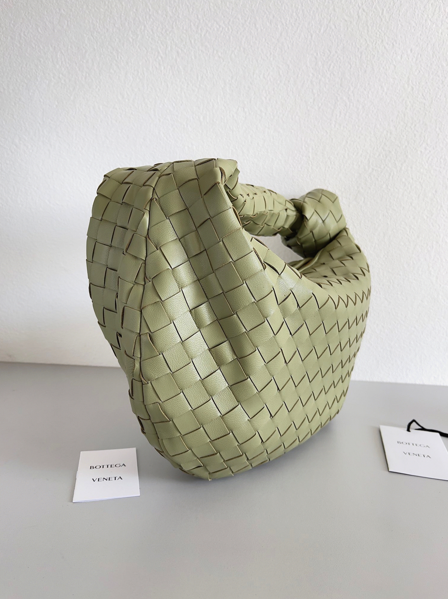 Knockoff B0tt*ga Ven*ta BV Jodie Teen Bag Travertine