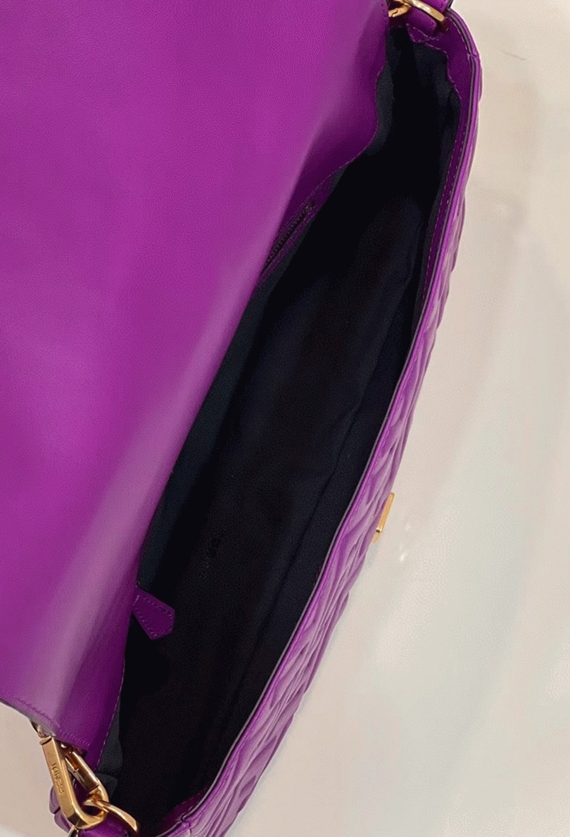 Top Quality Replica F**di Large Baguette Bag In Purple FF