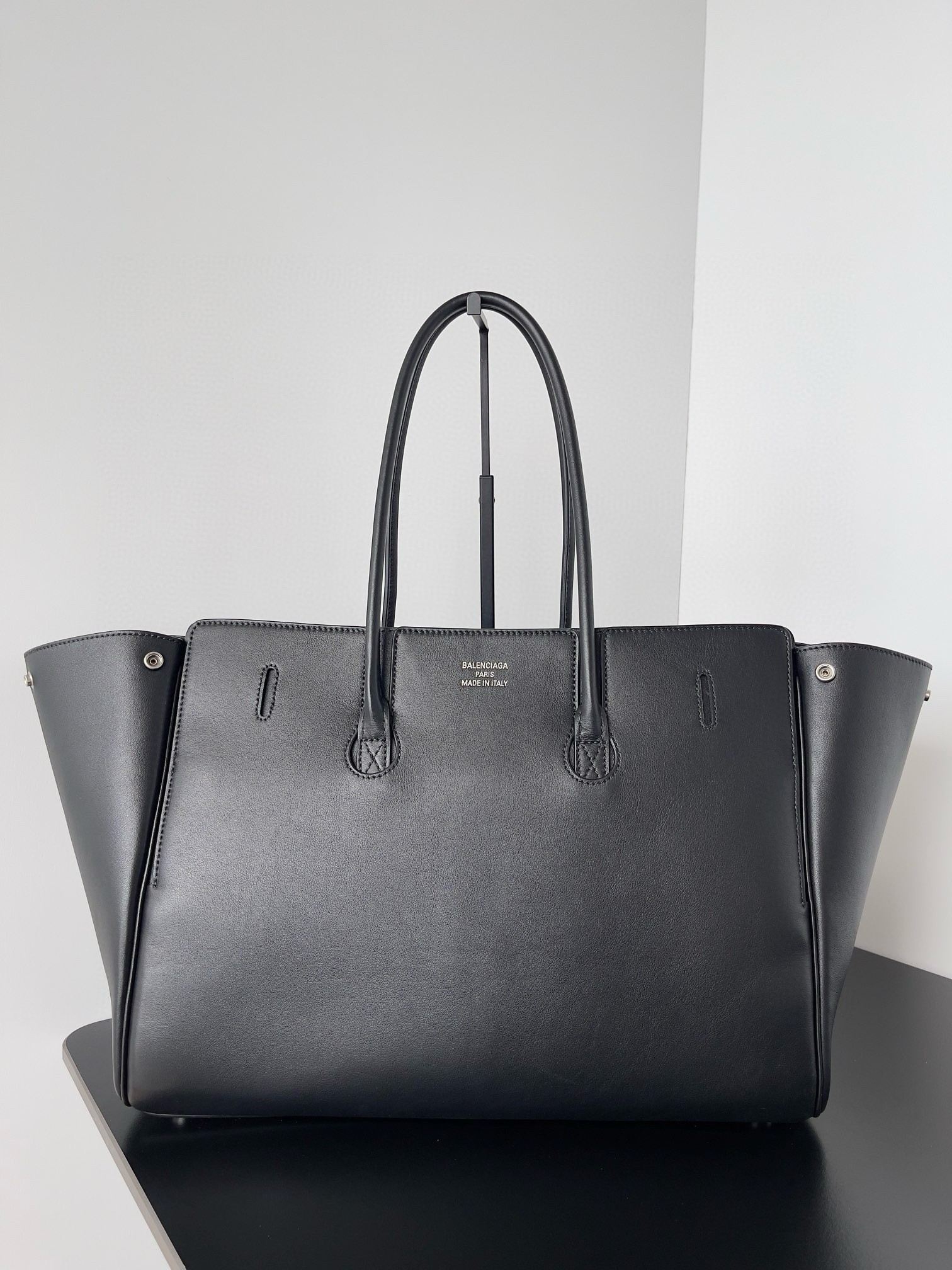 Knockoff Ba1en*iaga Bel Air Carry All Medium Bag Noir Calfskin