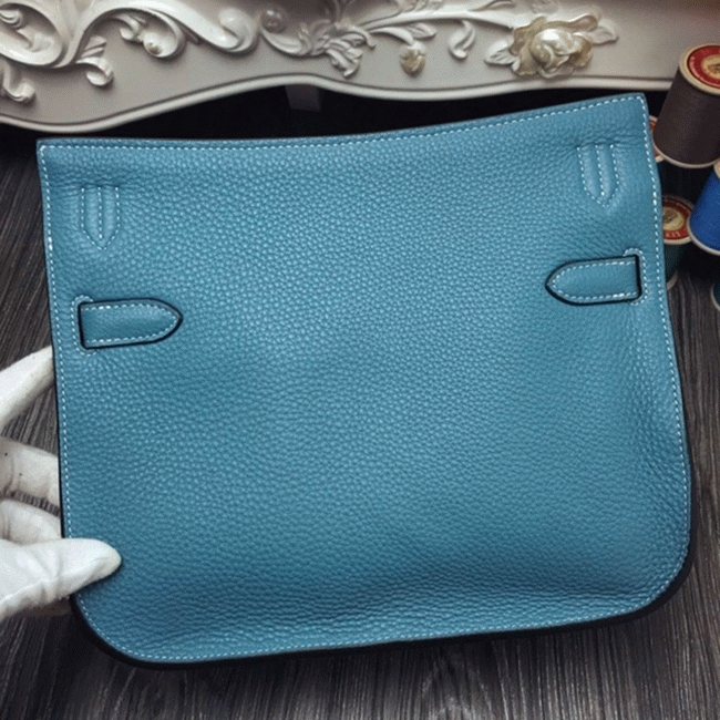 Blue jean knockoff H**me5 Jypsiere 31cm handbag