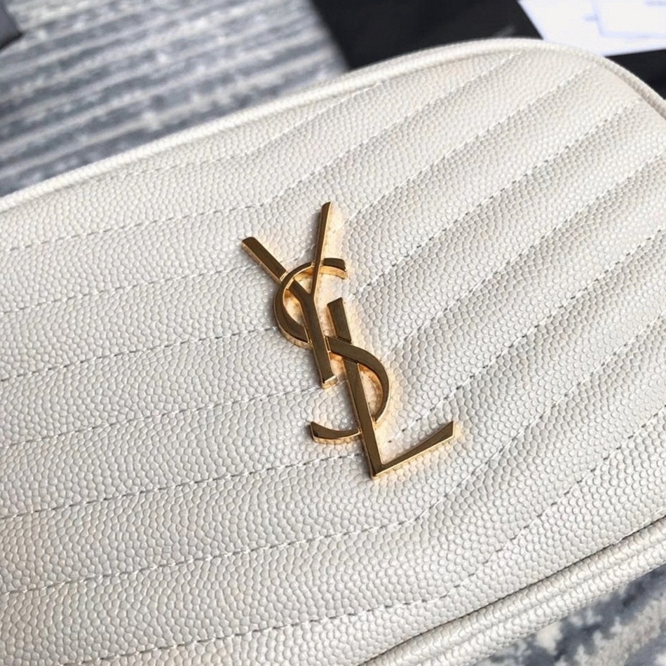 Fake Sa1nt Lau*nt Lou Mini Bag White