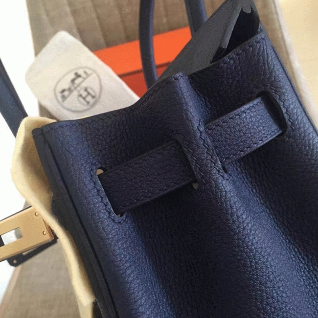 Sapphire Color Imitation H**me5 Birkin 35CM Purse