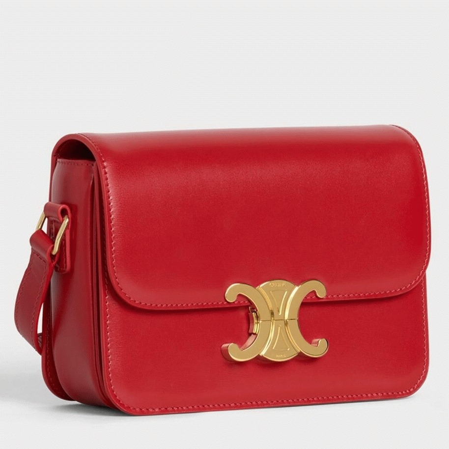Top Quality Knockoff Ce1i*e Triomphe Teen Bag In Red