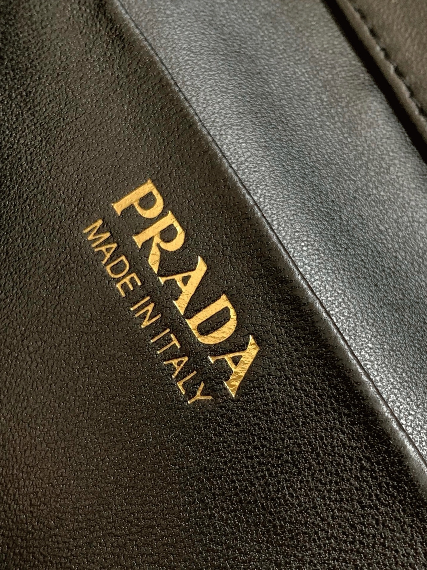 Pra*a Mini Vanity Bag Replica in Black