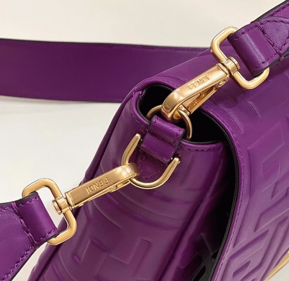 Top Quality Replica F**di Large Baguette Bag In Purple FF