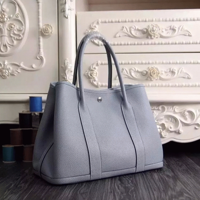 Lin Blue Best Replica H**me5 Garden Party 36cm Classic Tote