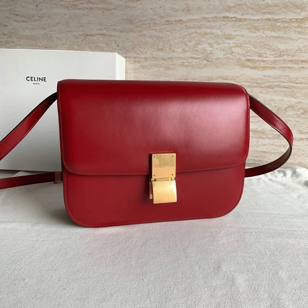 Top Quality Fake Ce1i*e Classic Box Medium Bag In Red