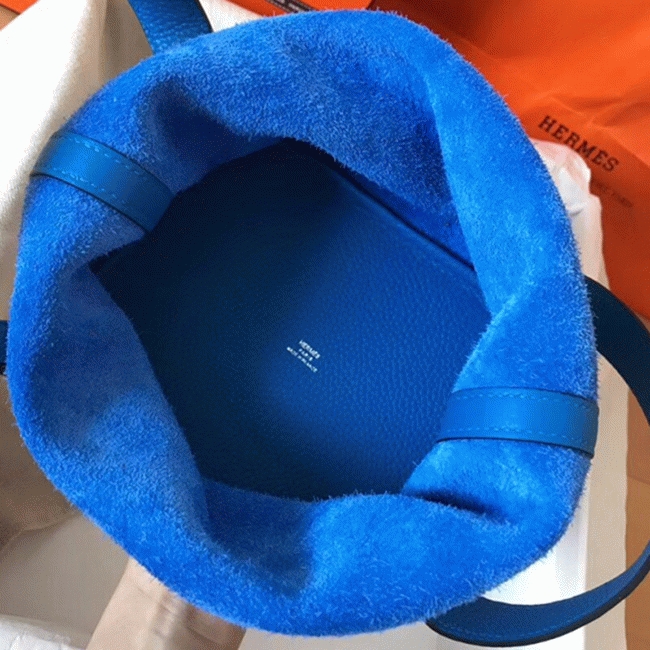 Top quality blue hydra fake H**me5 Picotin Lock 22cm handbag