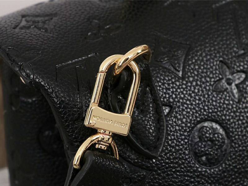 L0vis Vvtt0n Monogram Empreinte Marignan Bag In Black