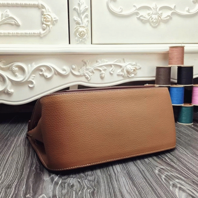 Brown replica H**me5 Jypsiere 31cm handbag