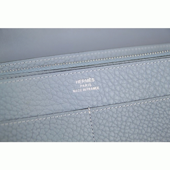 Blue lin best replica H**me5 Dogon combine wallet