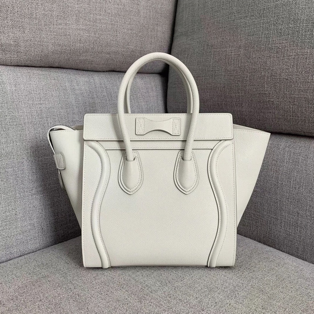 ce1i*e micro lU*gage tote bag fake in white