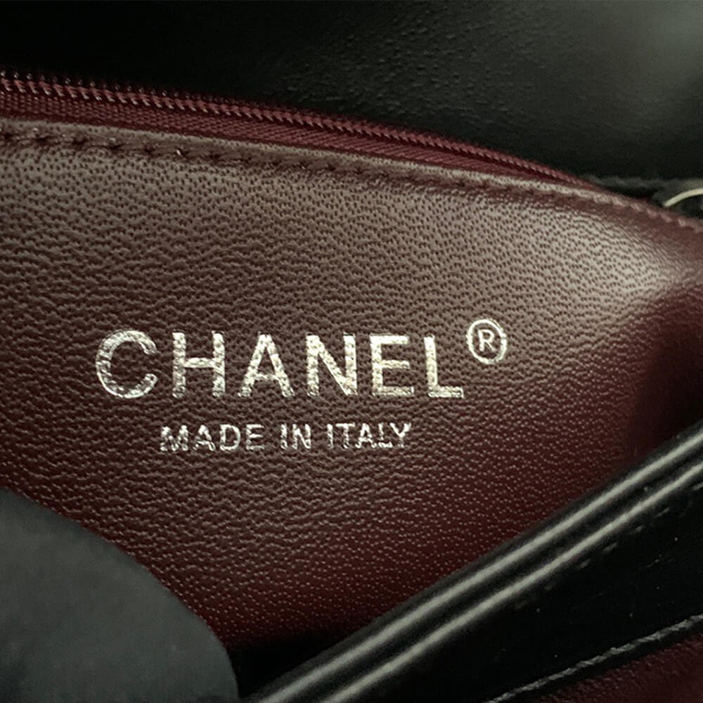 Ch**el FLAP BAG WITH TOP HANDLE