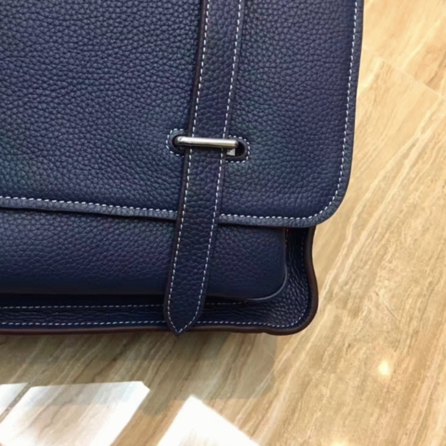 Dark Blue Cheap Knockoff H**me5 Steve Messenger Bag