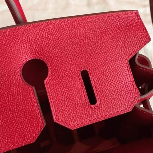 preM1vm quality red fake h**me5 birkin 35cm handbag