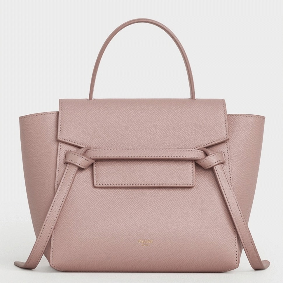 Ce1i*e Belt Nano Bag Faux in Vintage Pink