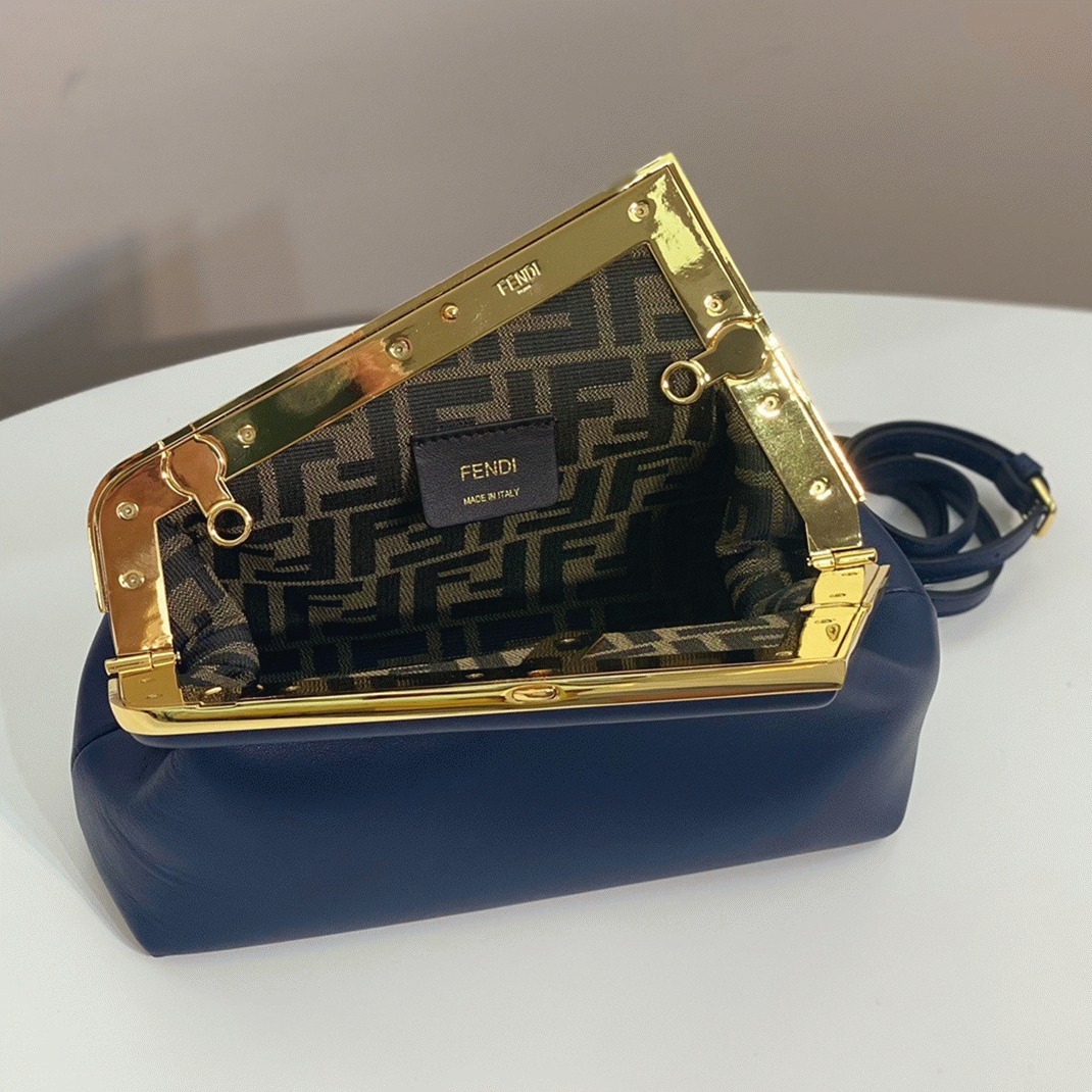 Top Quality Replica F**di First Small Bag In Dark Blue