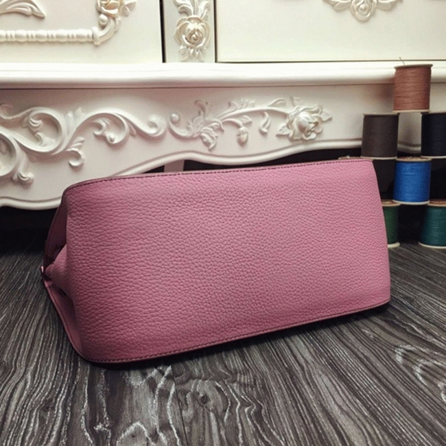 Pink fake luxury H**me5 Jypsiere 34cm handbag