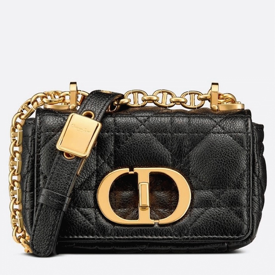 D10r Caro Micro Bag Knockoff in Black