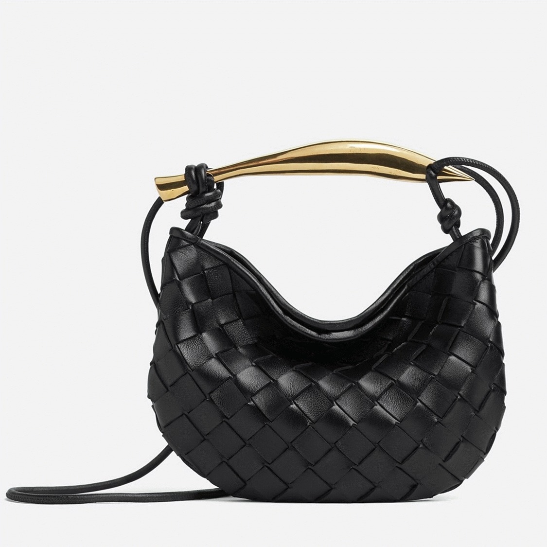 Replica B0tt*ga Ven*ta Sardine Mini Bag Black