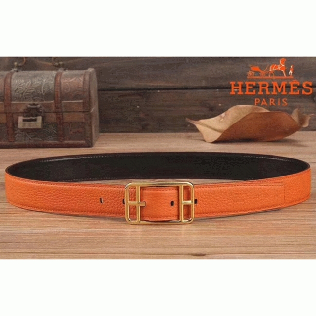 Orange cape cod 32 reversible AAA fake H**me5 belt