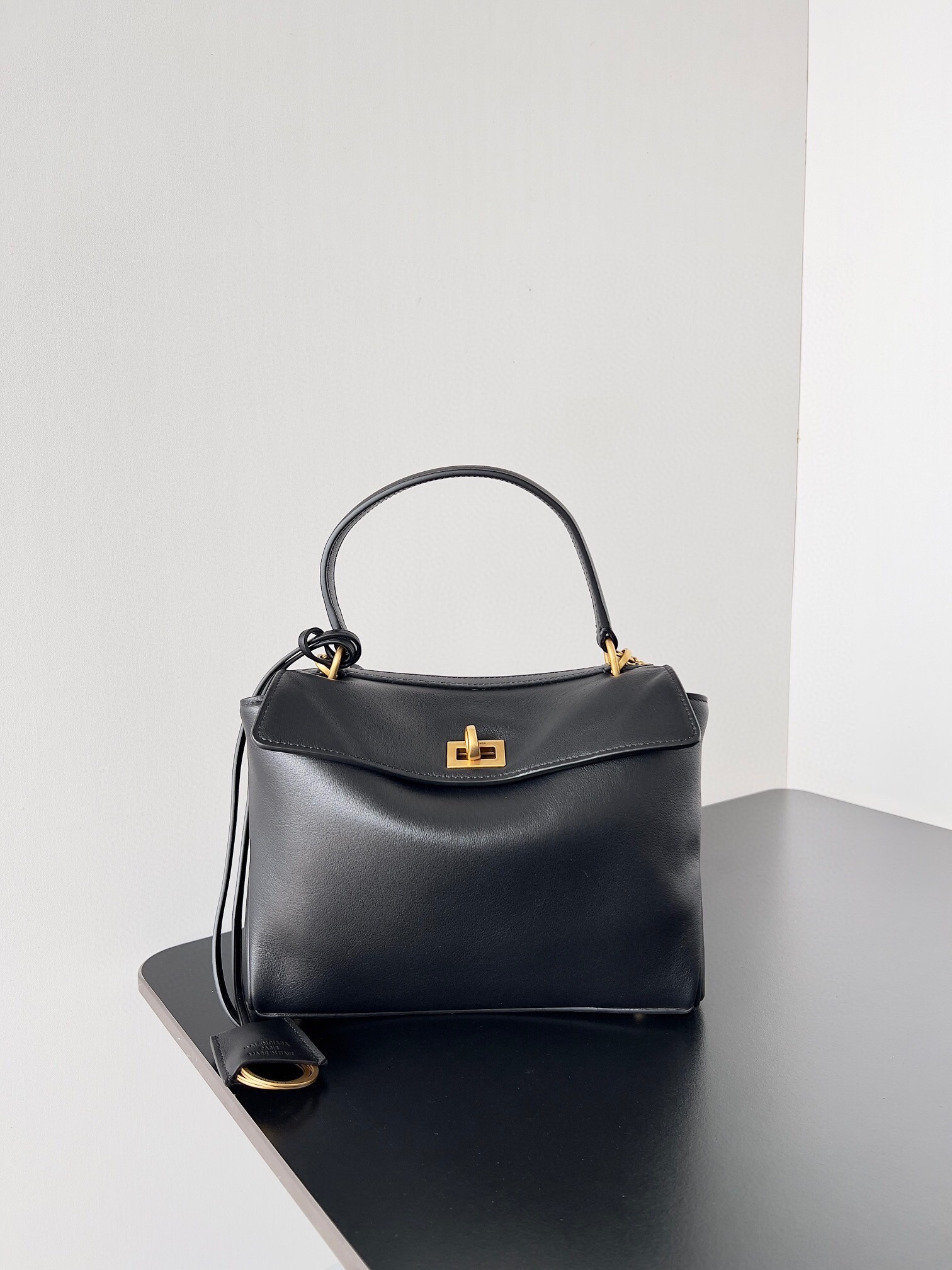 Knockoff Ba1en*iaga Rodeo Mini Bag Black Calfskin