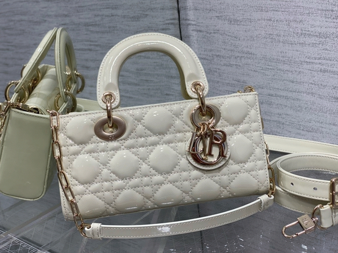 D10r Lady D-Joy Small Bag Knockoff in White