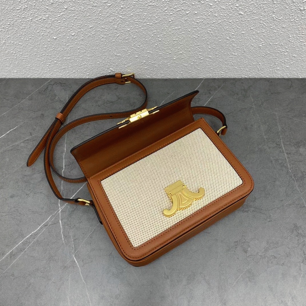 Top Quality Fake Ce1i*e Triomphe Teen Bag In Textile