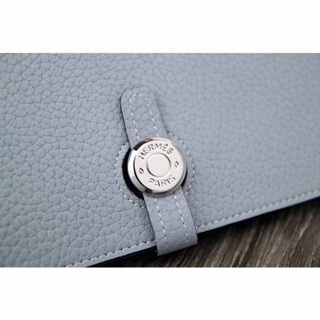 Blue lin best replica H**me5 Dogon combine wallet