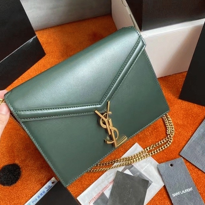 Replica Sa1nt Lau*nt Cassandra Medium Chain Bag Green