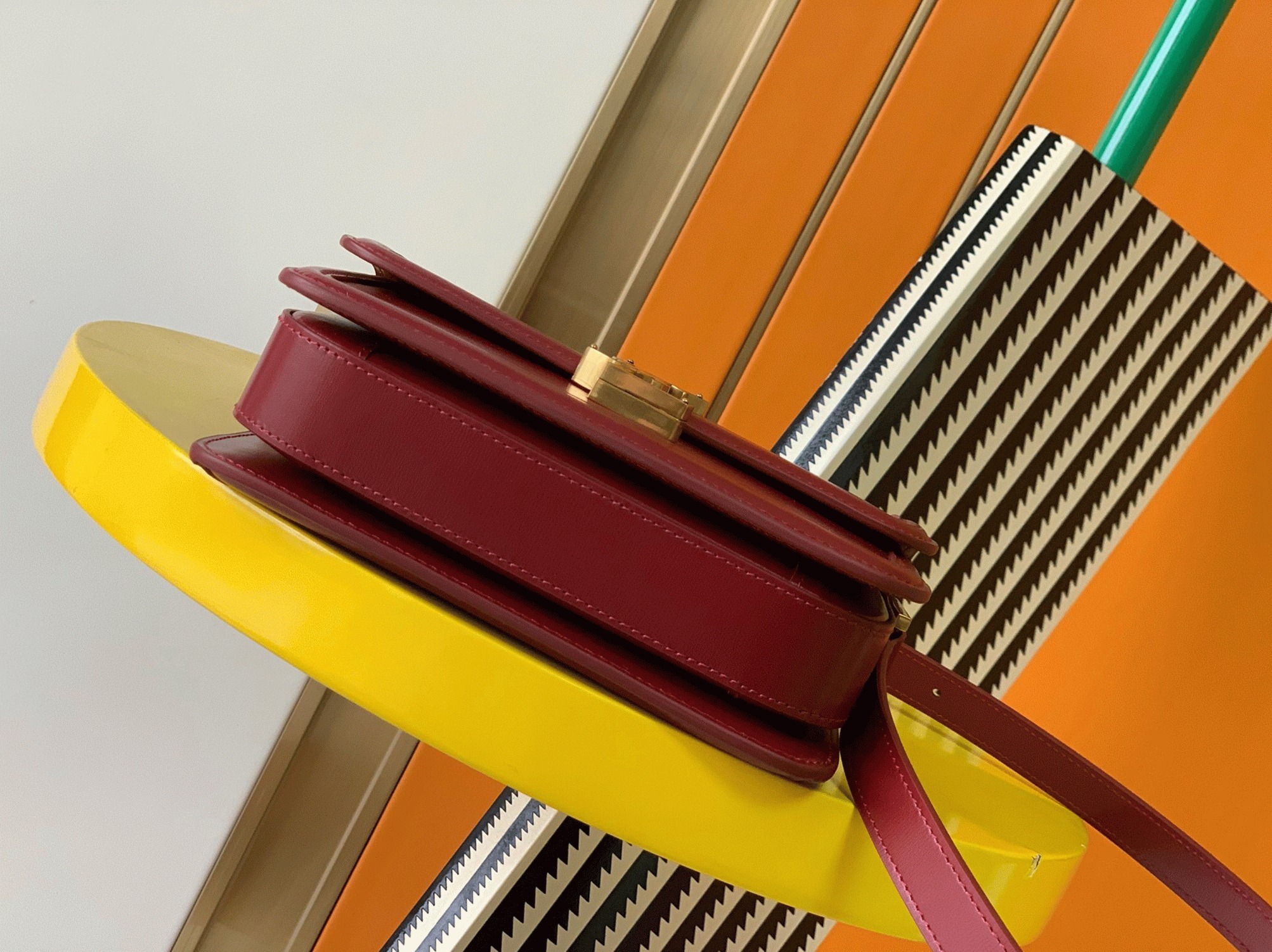 Replica Sa1nt Lau*nt Small Solferino Bag Red Calfskin