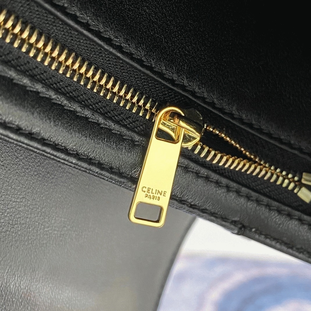 Top Quality Faux Ce1i*e Triomphe Medium Bag In Black