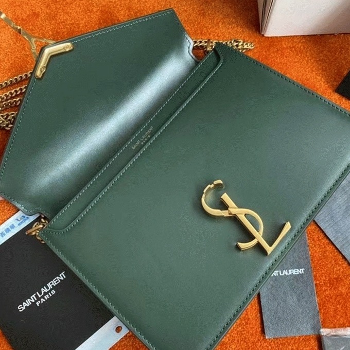 Replica Sa1nt Lau*nt Cassandra Medium Chain Bag Green