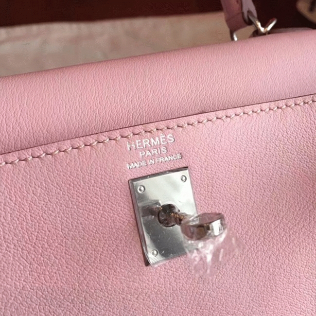 Rose Dragee Swift Replica H**me5 Kelly 25cm Graceful Bag