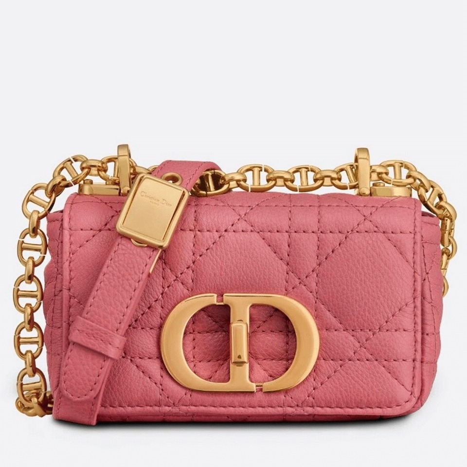 D10r Caro Micro Bag Fake in Pink
