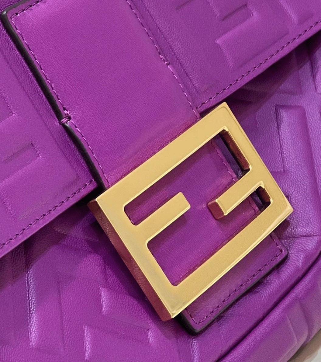 Top Quality Replica F**di Large Baguette Bag In Purple FF