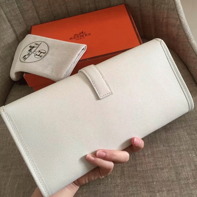 White fake H**me5 Jige Elan clutch bag